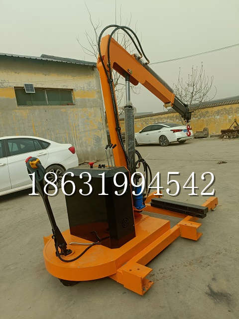 望都县自卸车厢随车吊 自制轮式四不像起重机 四驱平板吊 5吨 贵盛